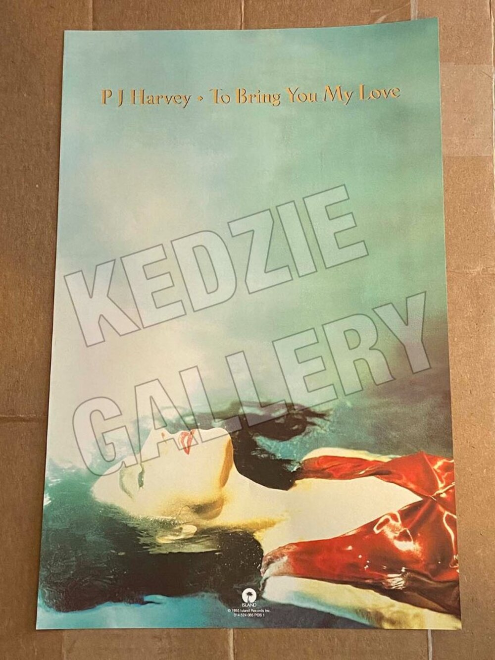 PJ Harvey To Bring You My Love - 1995 Album LP Island Records Store Promo Poster